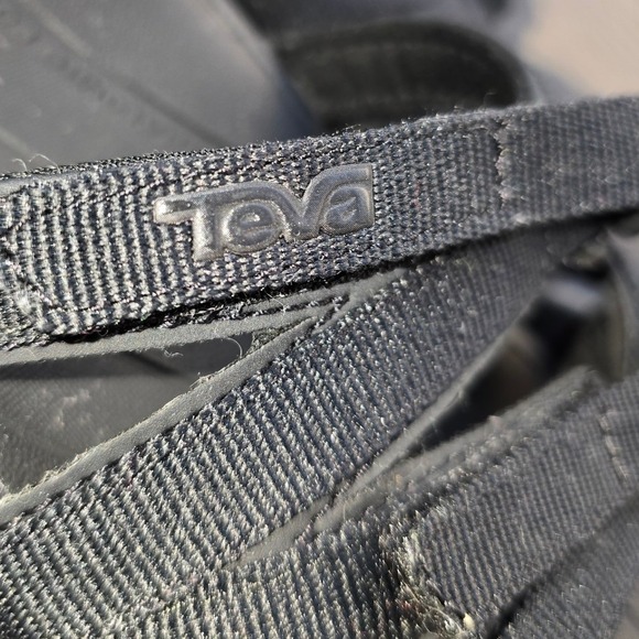 TEVA Women's Tirra Sandals Size 10 Black Adjustable Strappy Outdoor Hiking Sport - Picture 13 of 14